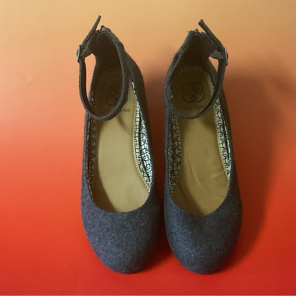 Wedge ankle strap shoes